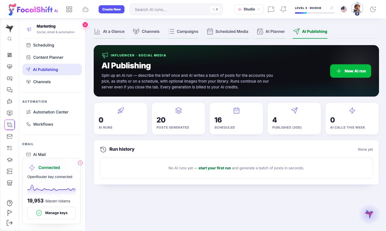 Ai-assisted publishing in light mode