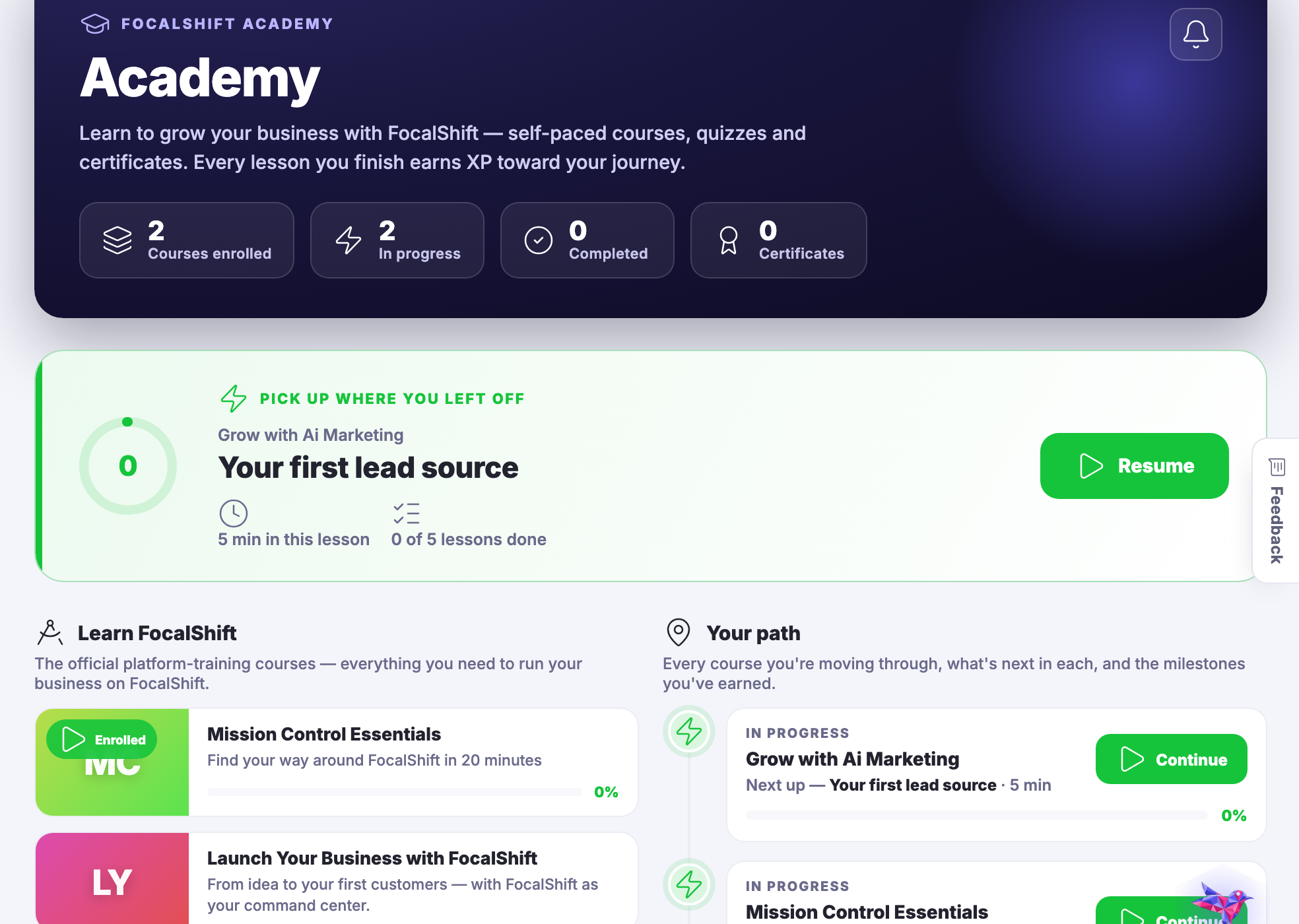 Academy โ Courses to take, courses to teach, and what your agents are being taught.