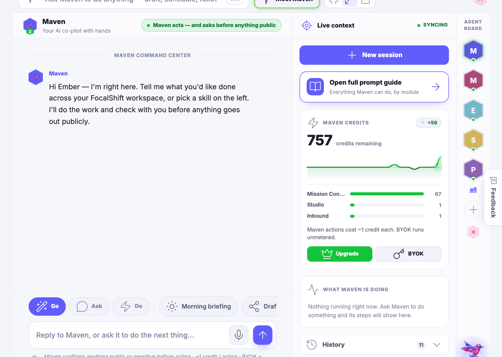 Meet Maven โ Maven itself, and the agents you train on your own business.