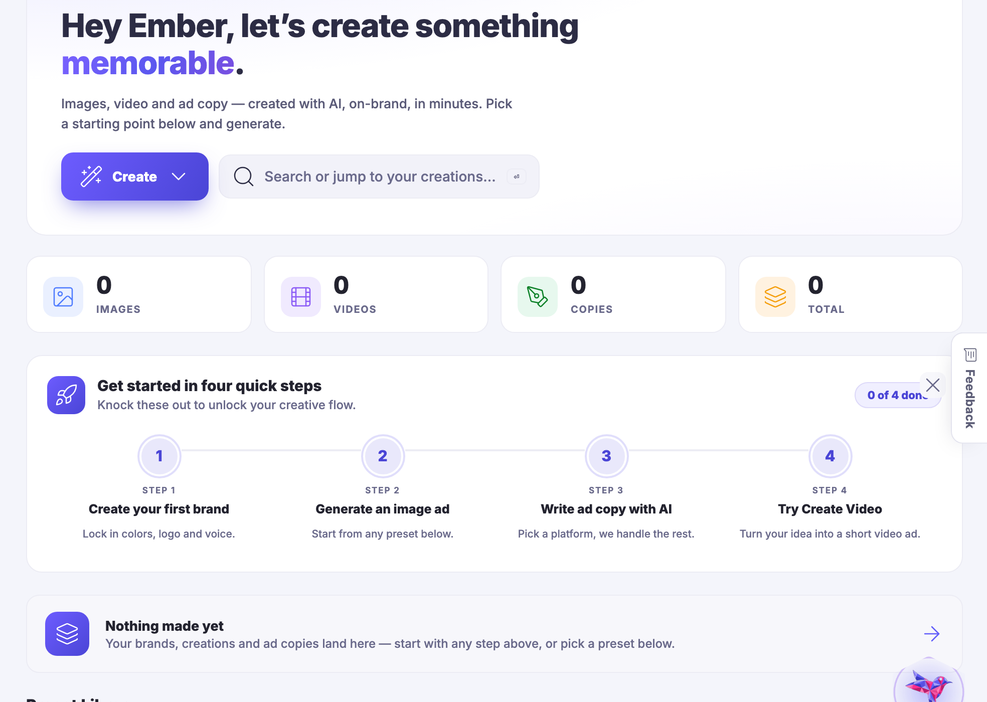 Ai Studio โ Images, video, characters and copy - and keeping what you made.
